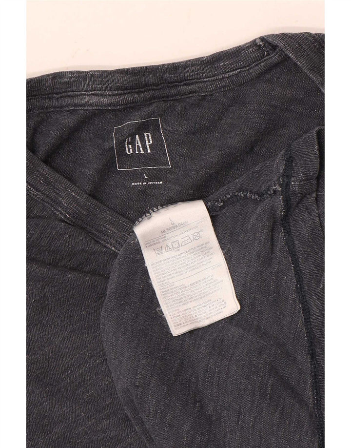 Camiseta Gap para hombre Top grande de algodón moteado gris
