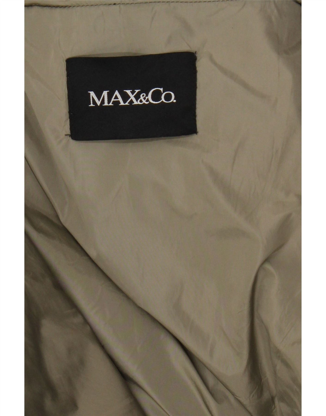 Max & Co. Chaqueta acolchada para mujer UK 12 Medium Khaki