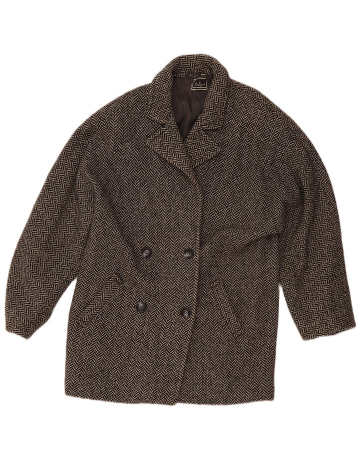 Luisa Spagnoli Chaqueta Blazer para Mujer UK 42 Gris Medio Espiga