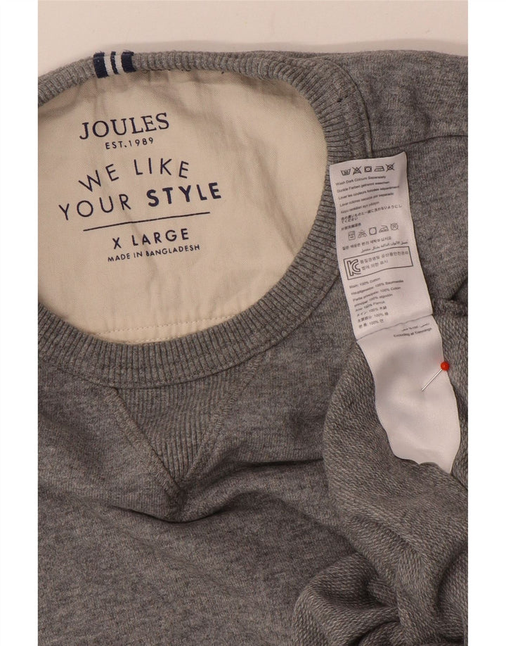 Sudadera Joules Hombre Jumper XL Algodón Moteado Gris