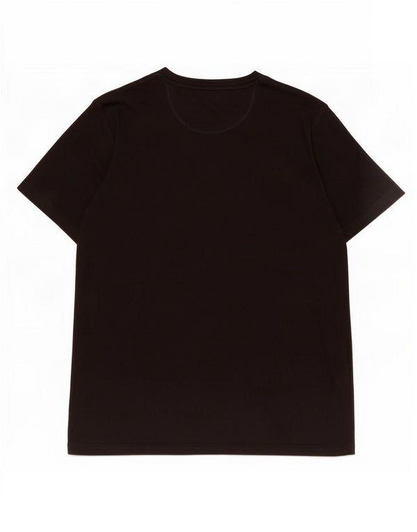 Adidas - Camiseta para hombre, talla grande, algodón negro
