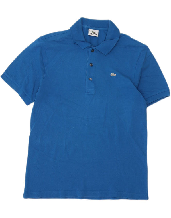 LACOSTE Polo para hombre talla 5 grande algodón azul