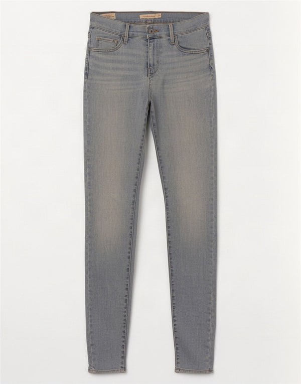 Levi's Mujer 710 Super Skinny Jeans W26 L32 Algodón Azul