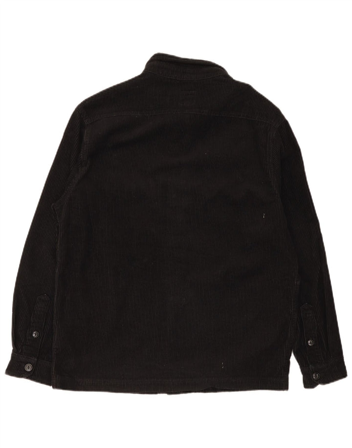 Lee Chaqueta de pana para hombre UK 36 Small Algodón negro