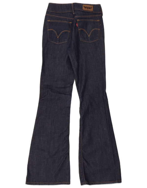 Vaqueros Levi's 479 Booty Flared para mujer W27 L34 Algodón azul marino