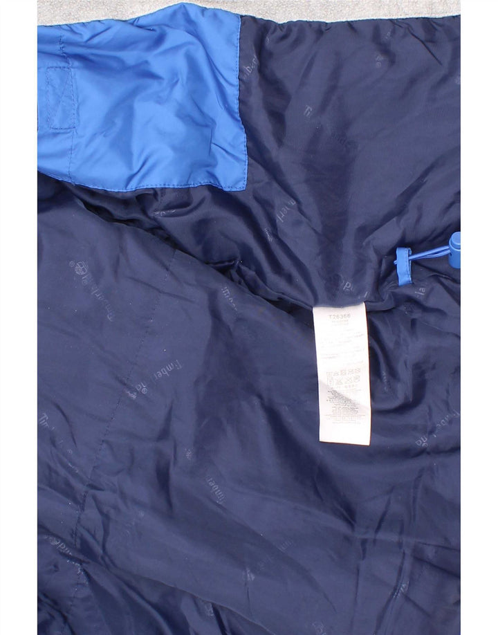 Timberland Chaqueta Acolchada Con Capucha Niño 7-8 Años Azul Poliéster