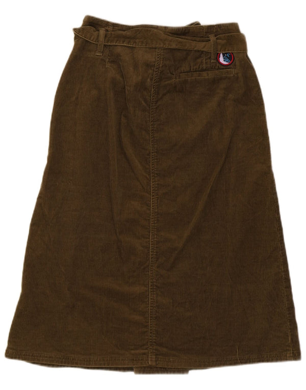 Tommy Hilfiger Falda de pana para mujer US 4 Small W25 Algodón caqui