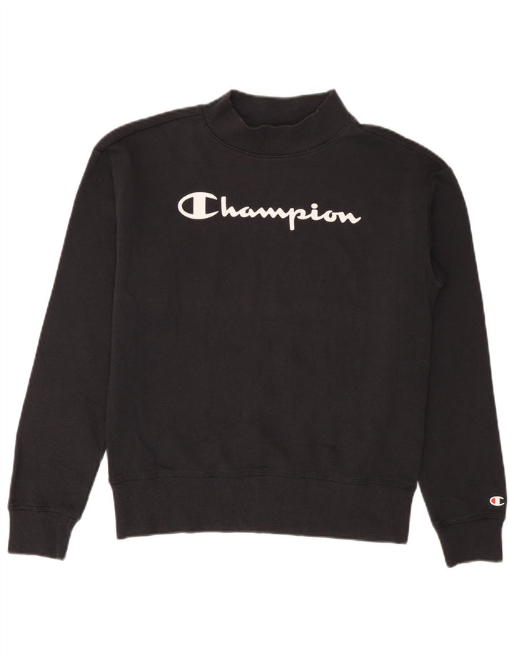 CHAMPION Sudadera gráfica para niños Jersey 15-16 años 2XL Algodón negro