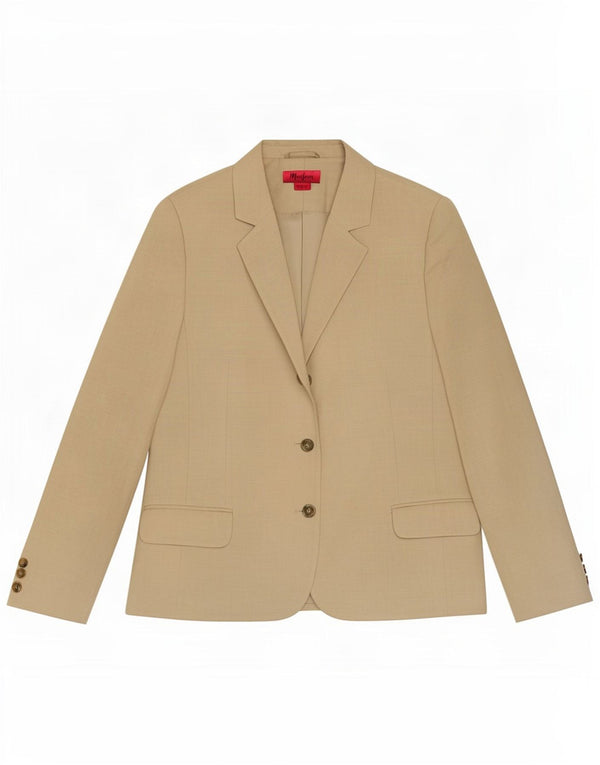Monsoon Chaqueta tipo blazer de 3 botones para mujer UK 40 XL Lino beige