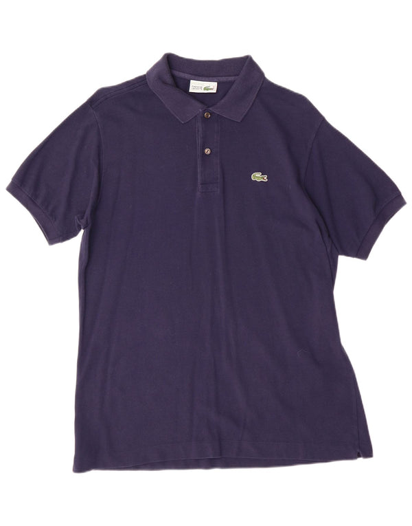 Polo Lacoste para hombre talla 4 mediano algodón azul marino