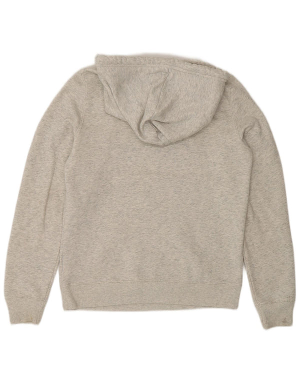 Hollister Hombre Sudadera Con Capucha Gráfica Jersey De Algodón Color Block Gris Pequeño