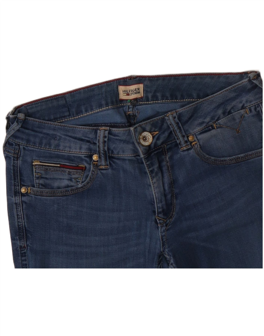 TOMMY HILFIGER Vaqueros ajustados para mujer W29 L30 Azul