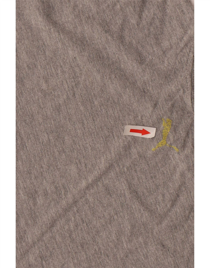 Puma Camiseta gráfica para niño 9-10 años Algodón Gris Medio