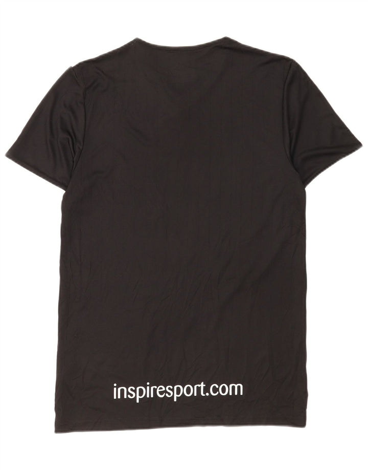 Adidas Mens Climalite Graphic Camiseta Top Pequeño Negro Poliéster