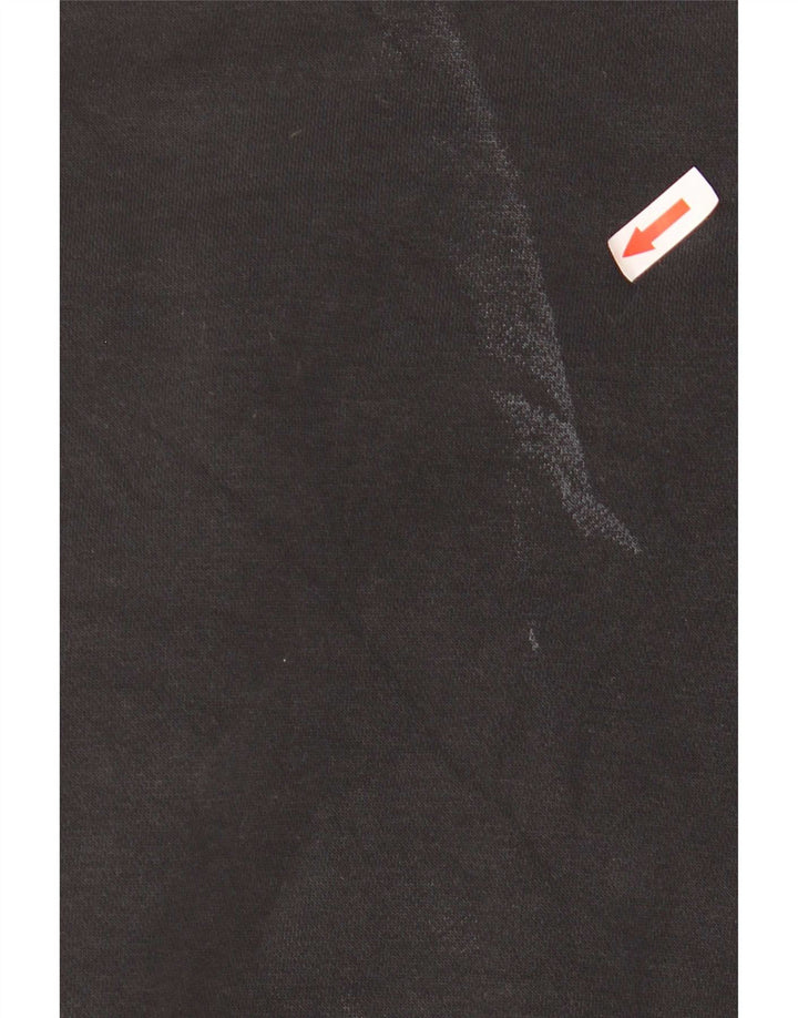 Nike - Sudadera con capucha y cremallera para hombre, talla pequeña, algodón negro