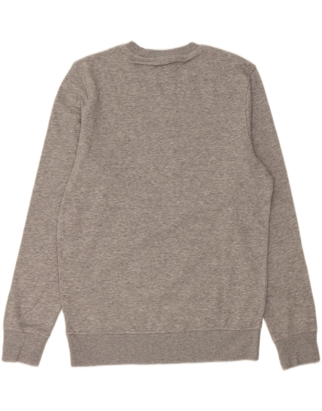 JACK & JONES Hombre Sudadera Gráfica Jersey De Algodón Moteado Gris Medio
