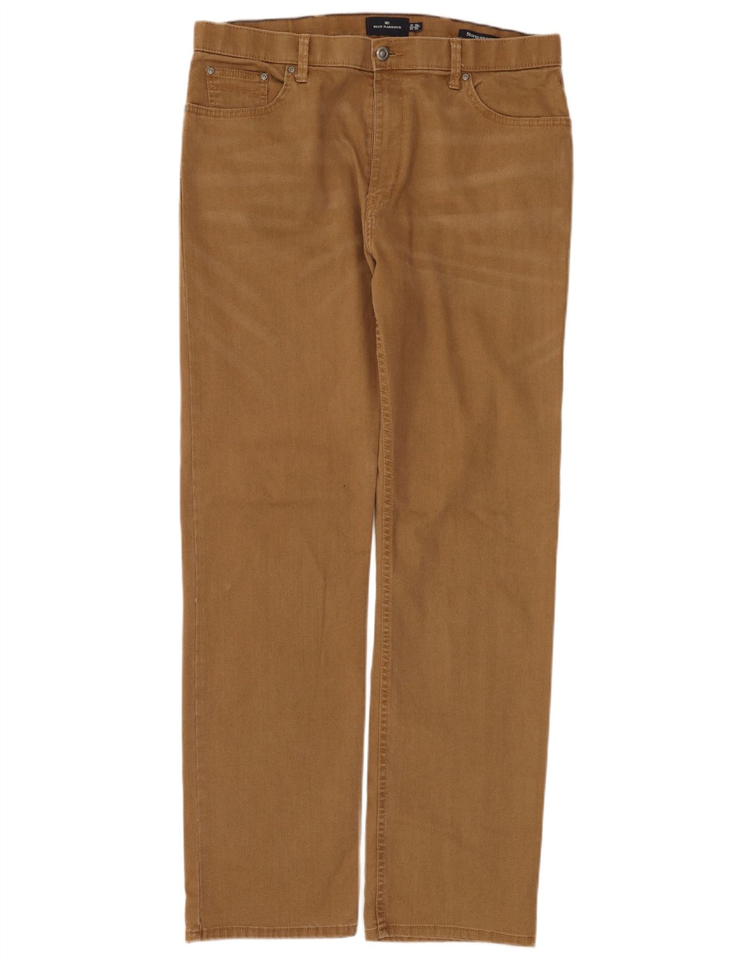 Marks & Spencer Vaqueros rectos para hombre W38 L33 Algodón marrón