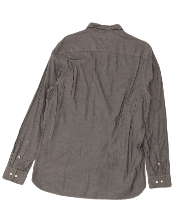 Camisa Tommy Hilfiger Hombre Slim Fit XL Algodón Gris
