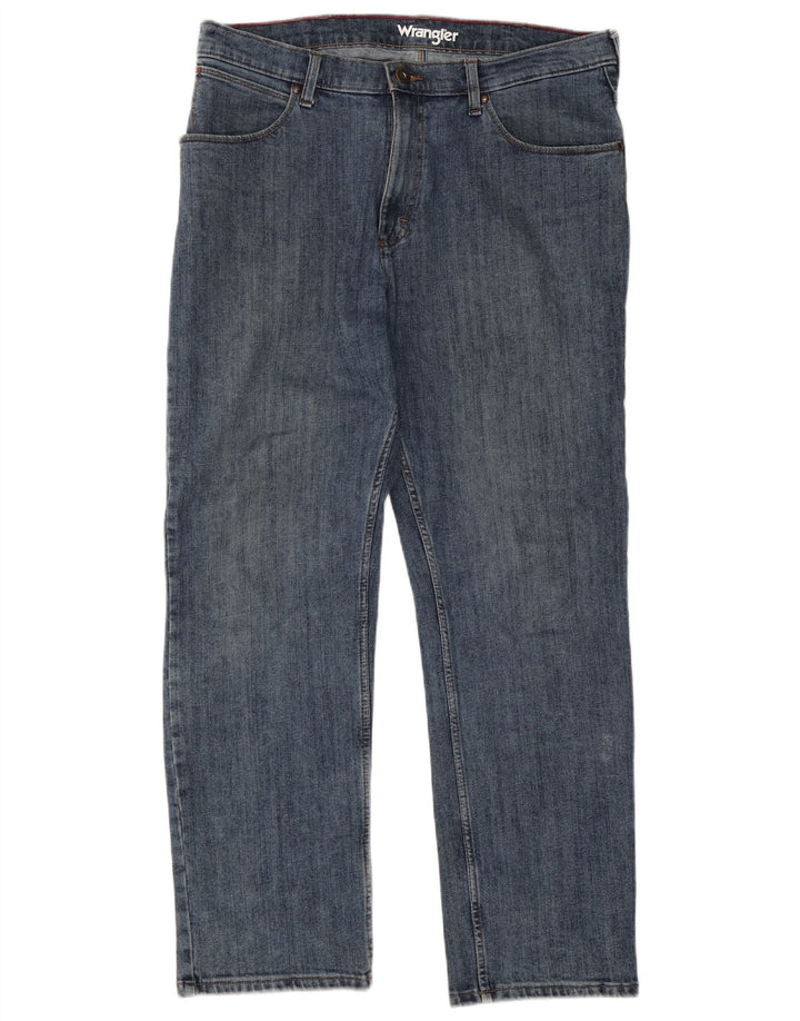 Vaqueros Wrangler Hombre Rectos W36 L30 Algodón Azul