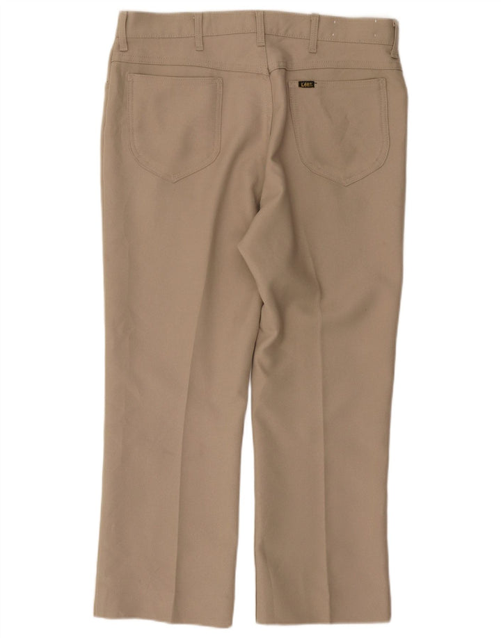 Pantalones informales rectos para hombre LEE W36 L26 Poliéster beige
