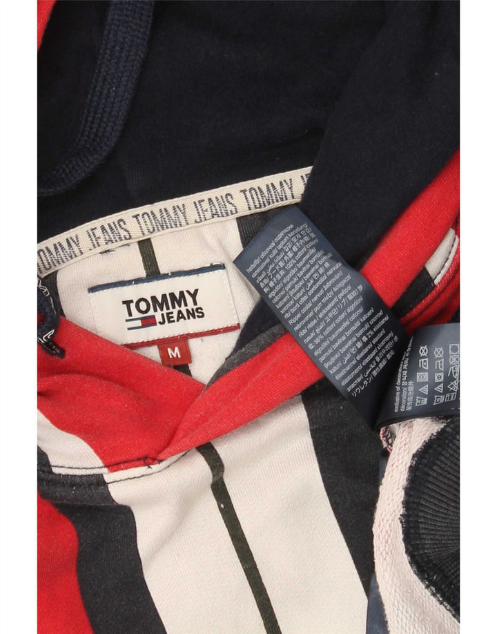 Tommy Hilfiger Sudadera con Capucha para Hombre Jersey Mediano de algodón a Rayas Multicolor