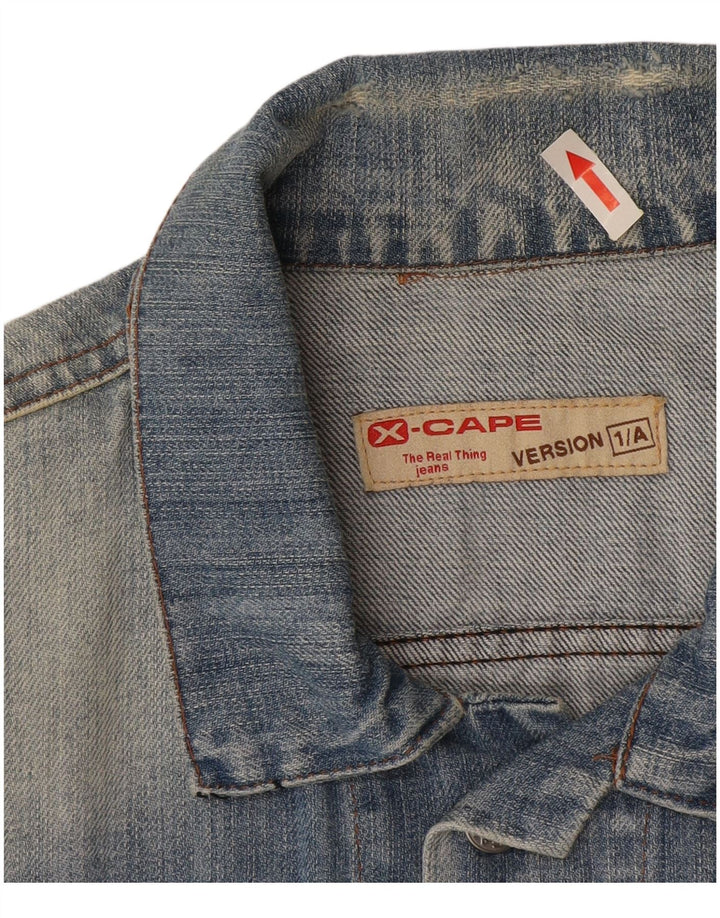 X-Cape Chaqueta Vaquera Mujer UK 40 XL Algodón Azul