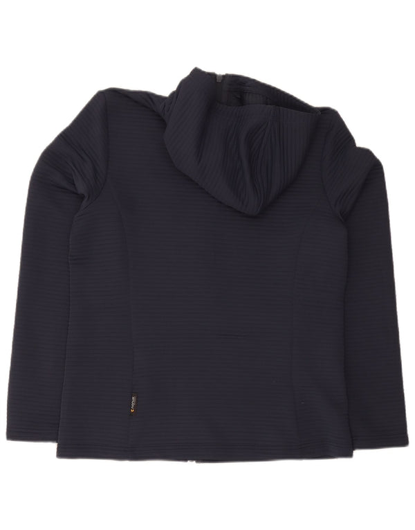 Jack Wolfskin Chaqueta de Chándal con Capucha para Mujer UK 10/12 Medium Azul Marino