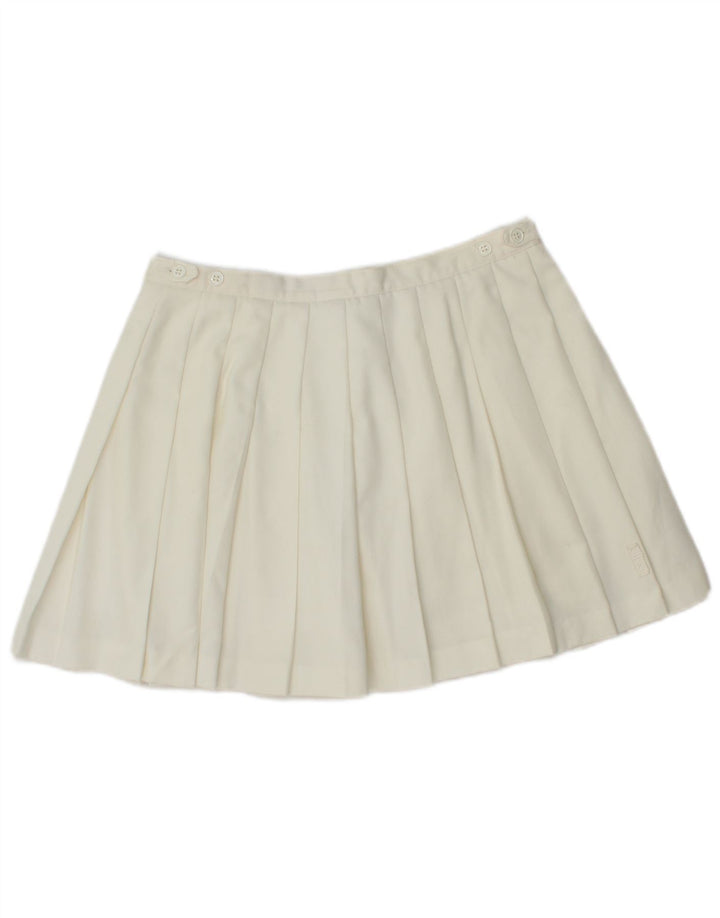 Minifalda plisada para mujer Elho IT 44 Medium W30 Poliéster blanco