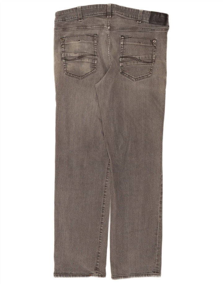 Lee Vaqueros Rectos Serie Moderna para Hombre W36 L32 Algodón Gris