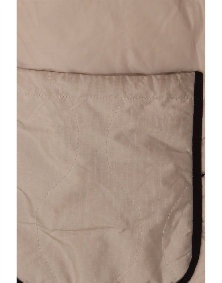 Ted Baker Abrigo acolchado con capucha y gráfico para niña 9-10 años Poliéster beige