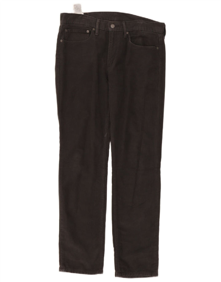 Levi's Hombre 511 Slim Jeans W34 L32 Algodón Gris