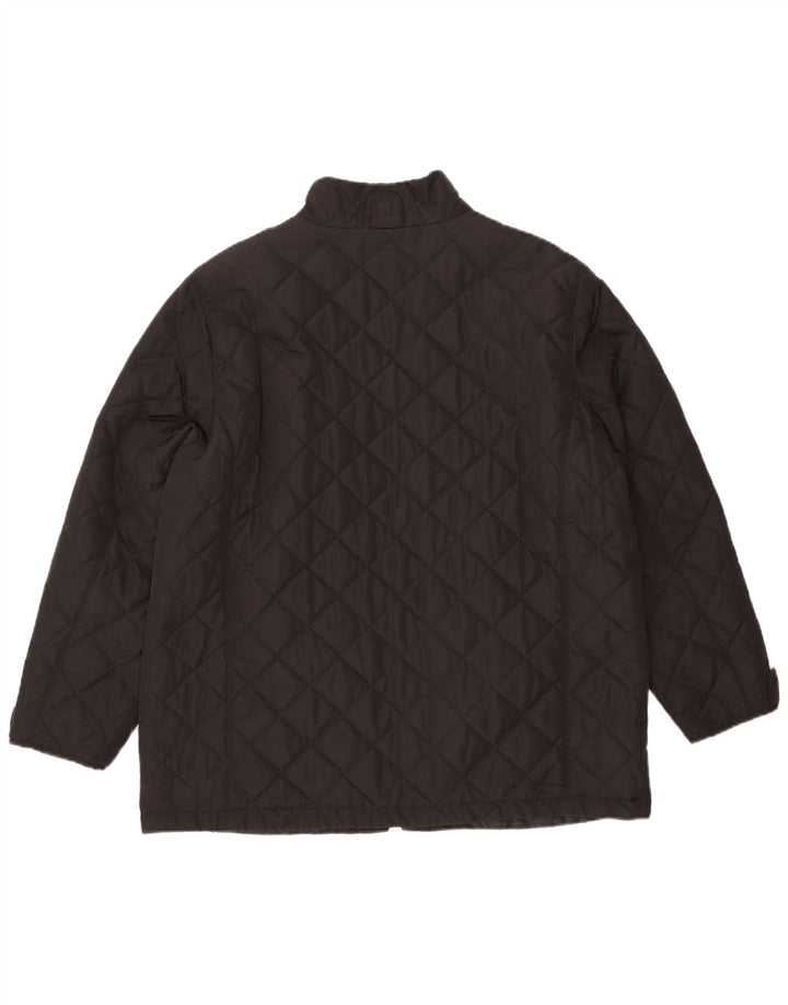 Klepper - Chaqueta acolchada con forro para hombre, talla 42, XL, color negro