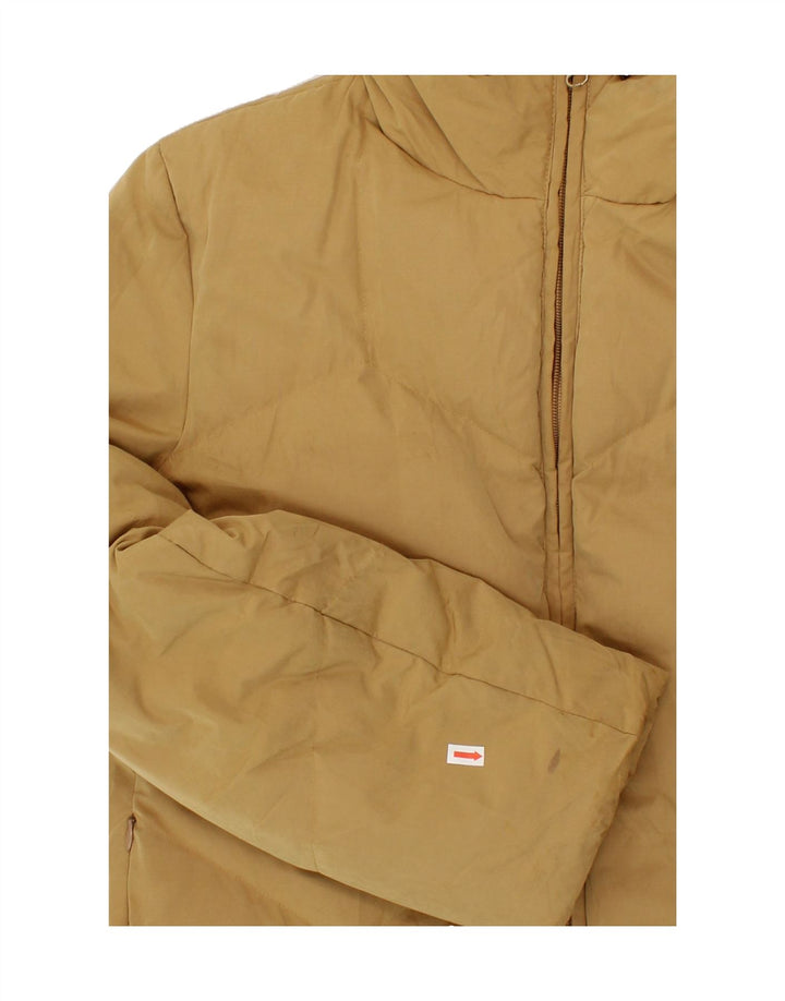BELFE Womens Hooded Padded Jacket UK 8 Small  Beige Polyamide Vintage Belfe and Second-Hand Belfe from Messina Hembry 