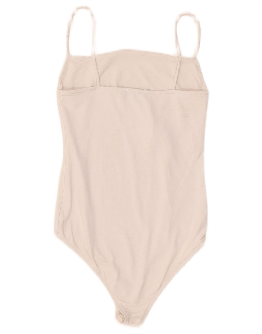 Zara Mujer Body Sin Mangas UK 8 Small Blanco Poliamida