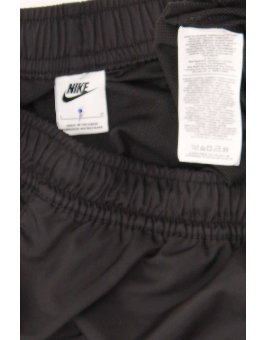 Nike - Pantalones cortos deportivos para hombre, talla grande, poliéster negro