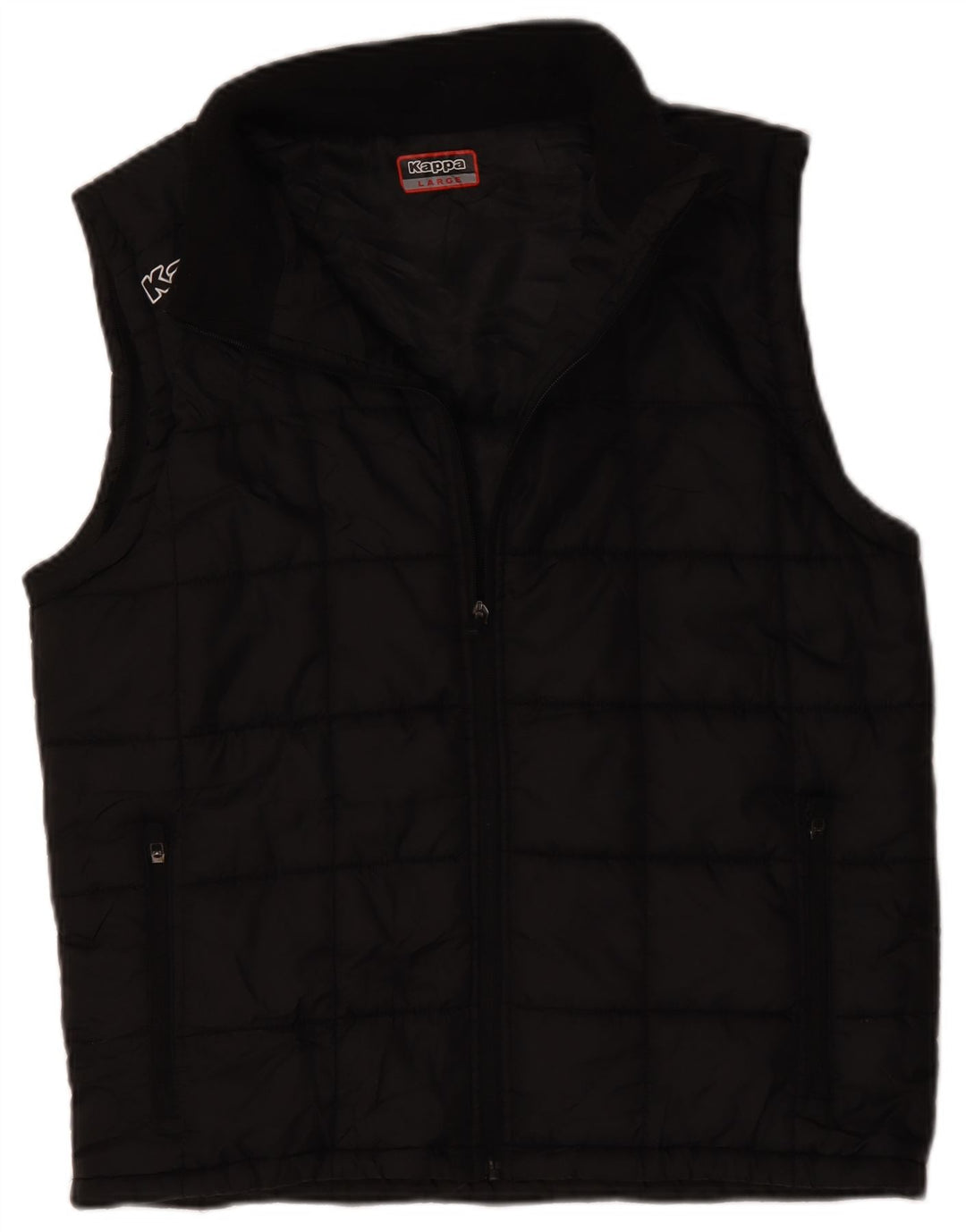 Chaleco acolchado Kappa para hombre UK 40 Large Poliéster negro