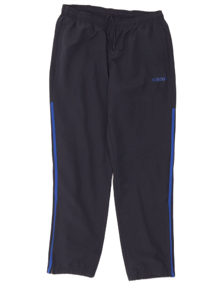 Adidas Hombre Pantalones De Chándal Joggers Grande Azul Marino Poliéster