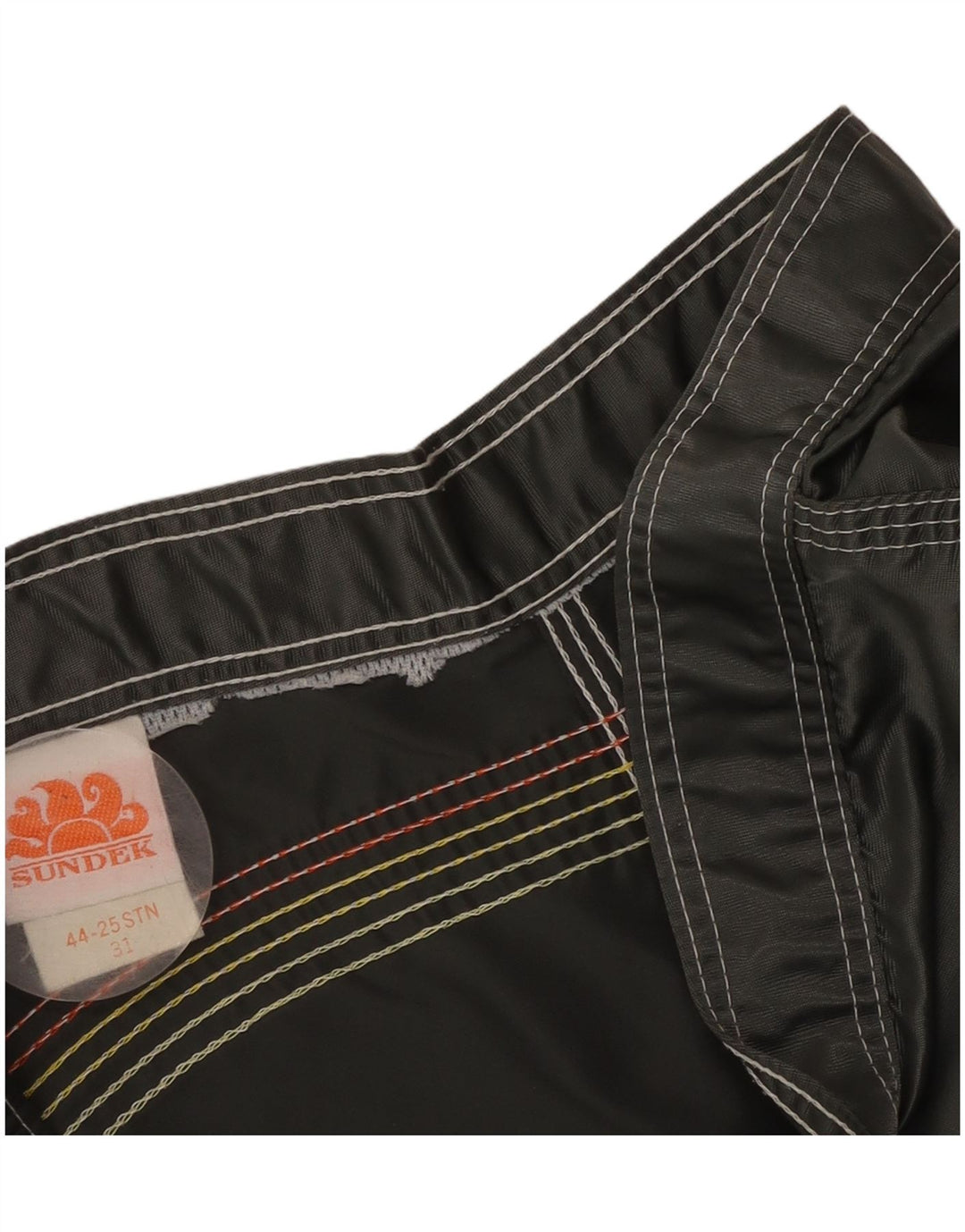 SUNDEK Bañador Hombre Nylon Rayas Gris Medio