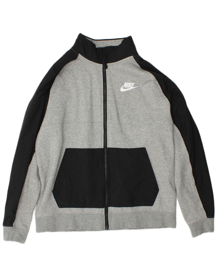 Nike Chándal completo para hombre de algodón gris color block grande