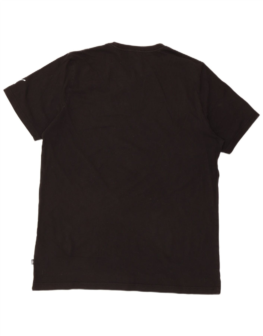 PUMA Camiseta gráfica para hombre Top XL Algodón negro