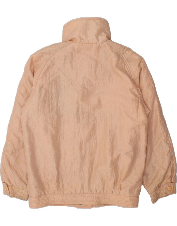 ELLESSE Womens Oversized Bomber Jacket IT 44 Medium Pink Nylon Vintage Ellesse and Second-Hand Ellesse from Messina Hembry 