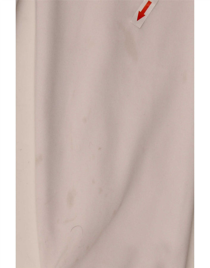 Reebok Chaqueta de chándal para mujer UK 40 Mediano Blanco Colorblock Poliéster