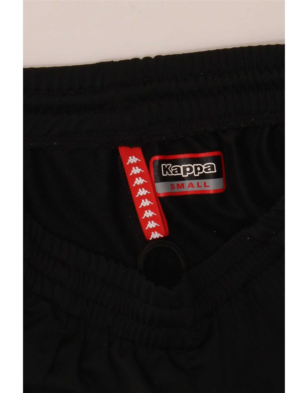 Kappa Hombre Pantalones De Chándal Gráfico Pequeño Negro