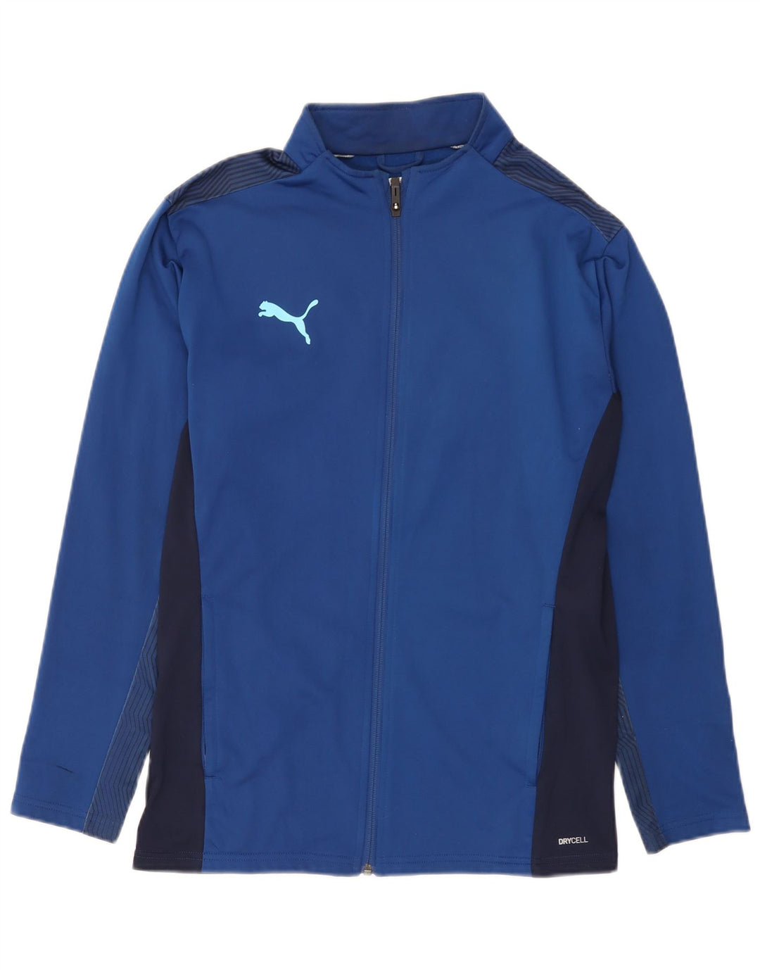 Puma Chaqueta De Chándal Superior Azul Medio Colorblock