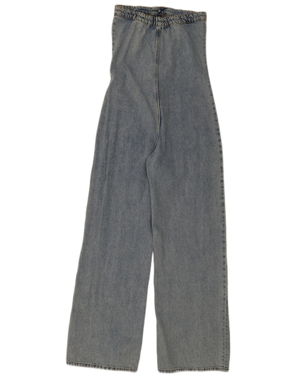 Zara Mono vaquero sin tirantes para mujer UK 10 Small Azul