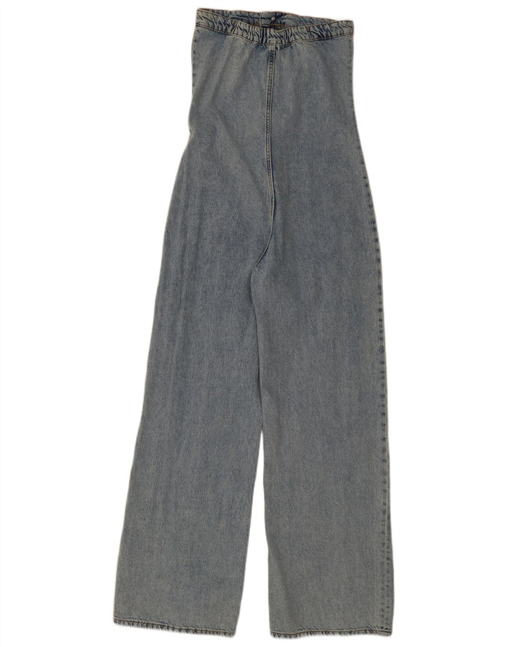 Zara Mono vaquero sin tirantes para mujer UK 10 Small Azul