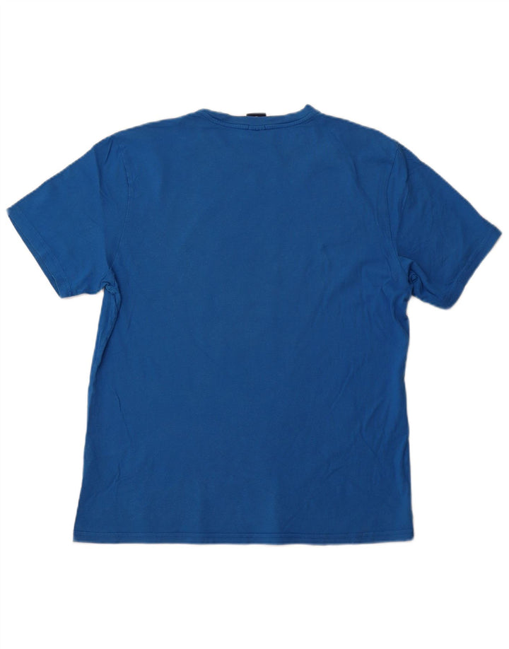 NORTH SAILS Camiseta estampada de corte regular para hombre Top pequeño de algodón azul
