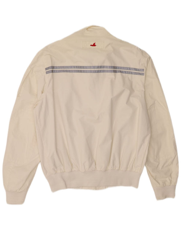 Museum Chaqueta bomber estampada para hombre UK 42 XL Off White Colorblock Poliamida
