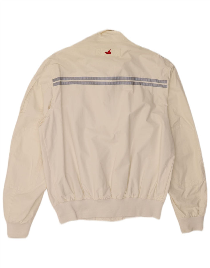 Museum Chaqueta bomber estampada para hombre UK 42 XL Off White Colorblock Poliamida
