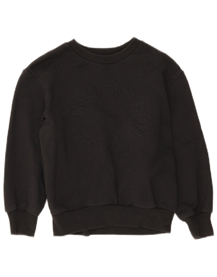 Diesel Sudadera con gráfico para niños 7-8 años Algodón negro